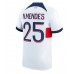 Paris Saint-Germain Nuno Mendes #25 Bortedrakt 2023-24 Korte ermer
